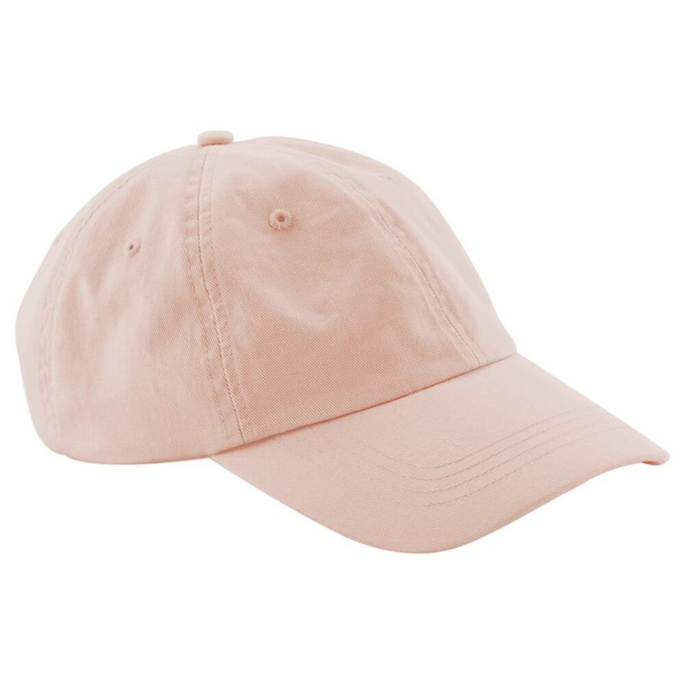 Beechfield Childrens/Kids Low Profile Baseball Cap / Peach